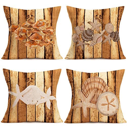 Set of 4 Vintage Animal Pillow Covers - Farmhouse Decor
