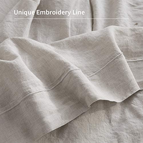 Simple & Opulence French Linen Queen Size Washed Pillowcases - Set of 2 (20''x30'')