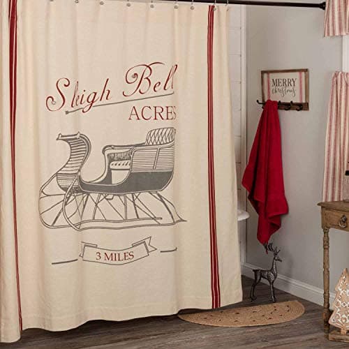 Sleigh Bell Stripe Throw Pillow, Red & Cream, Merry Christmas Décor