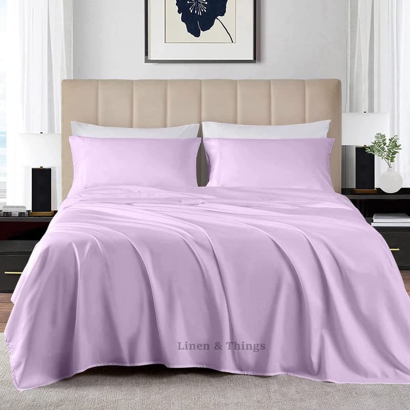 Premium 100% Egyptian Cotton 800 Thread Count 120x80 King Sheet Set, Deep Pocket 18", Mediterranean Blue