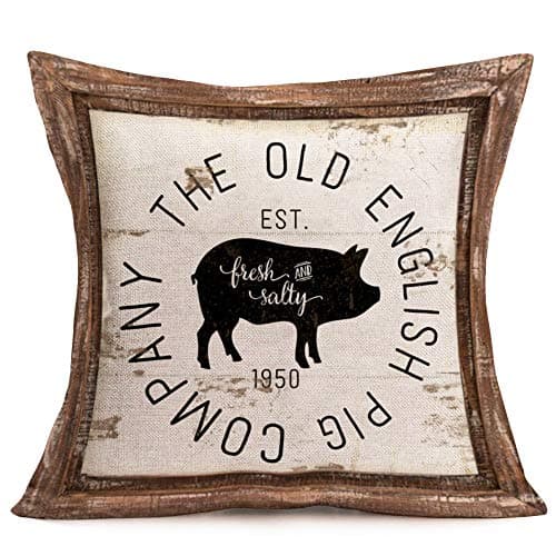Set of 4 Vintage Animal Pillow Covers - Farmhouse Decor
