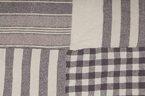 Piper Classics Gray Gables King Size Quilted Sham, Country Cottage Style