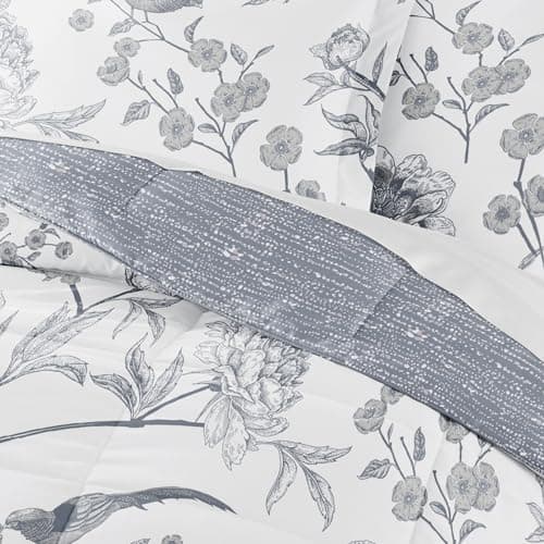 Linen Market Reversible Twin/Twin XL Comforter Set - Soft & Lightweight Down Alternative