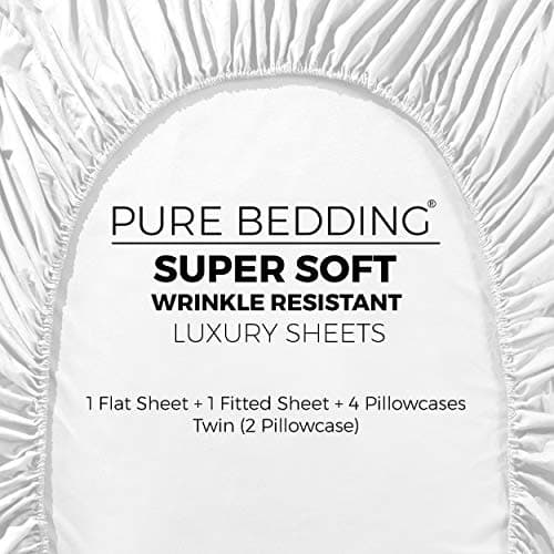 Hotel Luxury 1800 Pawn Brushed Microfiber Bed Sheets - Full Set