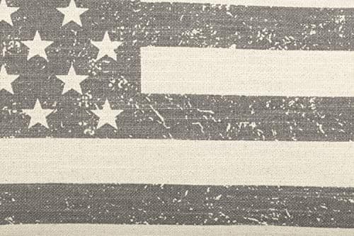 Piper Classics Stenciled Flag Throw Pillow, 16" x 26"