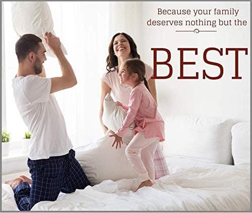 Soft 100% Natural Cotton 550-TC Full Size Sheets (Stripe, Light Blue)