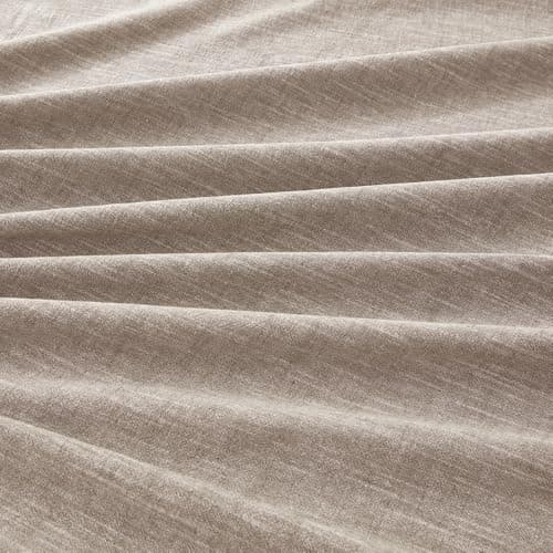 King Size Stonewashed Linen Cotton Sheets, Beige - Breathable & Soft, Slub Texture, All-Season Comfort, 4-Piece Set