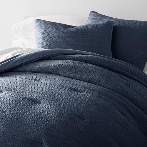 Linen Market Reversible Twin Comforter Set - Soft & Lightweight Down Alternative