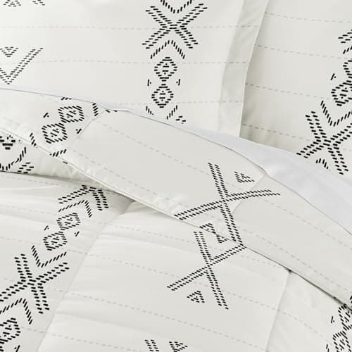 Linen Market Reversible Twin/Twin XL Comforter Set - Soft & Lightweight Down Alternative