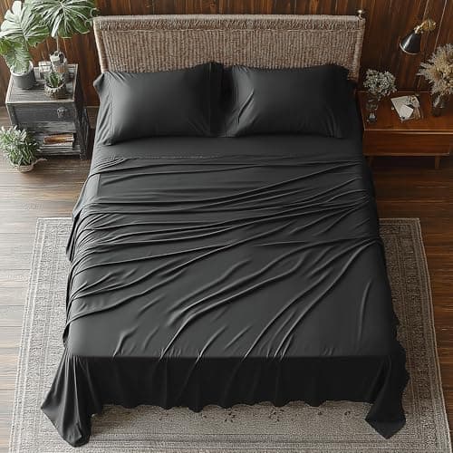 Deluxe Queen Size Microfiber Sheet Set - Soft, Breathable, Hotel Luxury, Deep Pocket, Fade Resistant