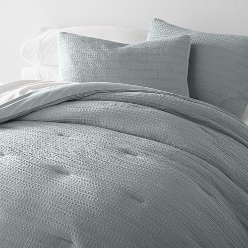 Linen Market Reversible Twin Comforter Set - Soft & Lightweight Down Alternative
