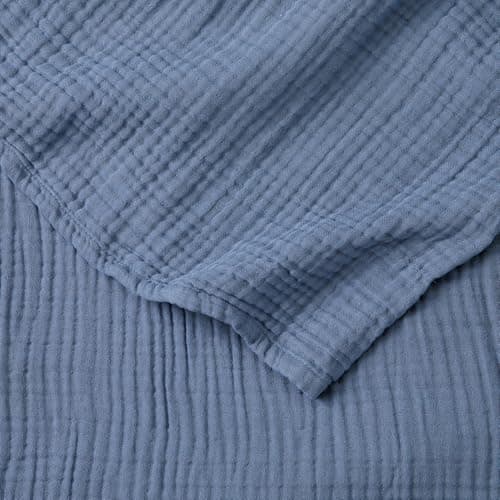 100% Cotton Muslin King Size Blanket | Soft, Breathable, Lightweight Bedding | Maria Collection