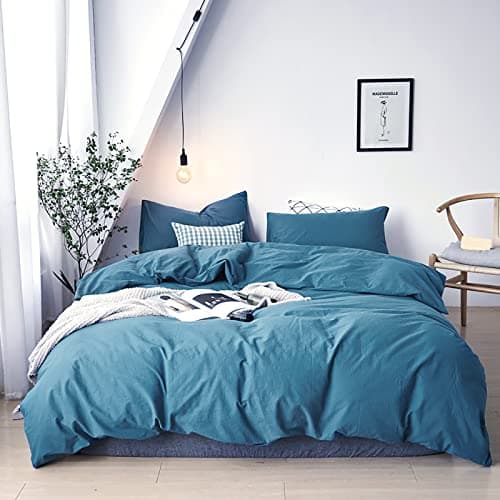 White Pure White Bedding Comforter Set Queen Size Ultra Soft Breathable Solid Blanket for Women Men Adults