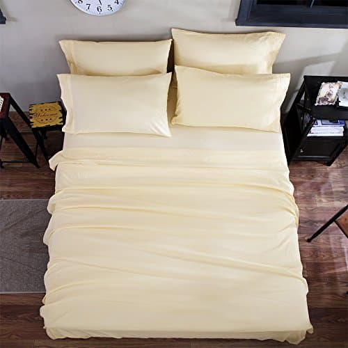 SONORO KATE Queen Bed Sheet Set - Super Soft Egyptian Microfiber, 1800 Thread Count, Wrinkle Resistant