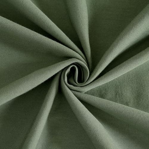 JELLYMONI Linen Grey 20x26 Pillowcases Set of 2 100% Washed Cotton
