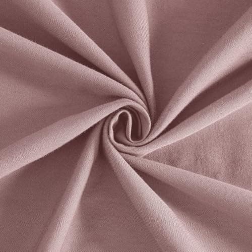 JELLYMONI Linen Grey 20x26 Pillowcases Set of 2 100% Washed Cotton