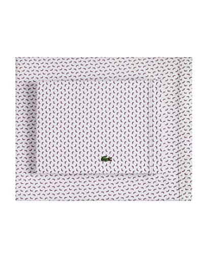 Lacoste Cotton Sheet Set - Baroque Rose, Queen Size