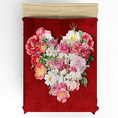 Flower Market Retro Truck Daisies Full Duvet Cover Set