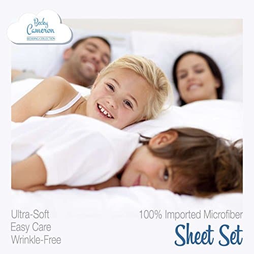 4 Piece Linen Bed Sheet Set