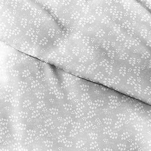 Linen Market Queen Duvet Cover & Pillow Shams in Gray