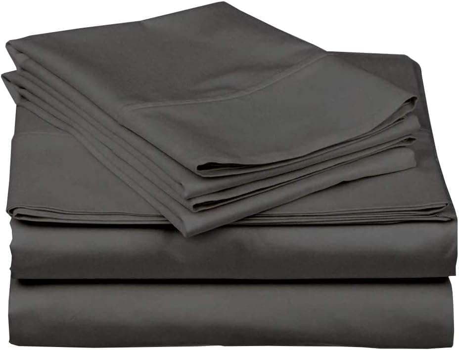 100% Egyptian Cotton 16inch Deep Pocket Queen Sheet Set, White