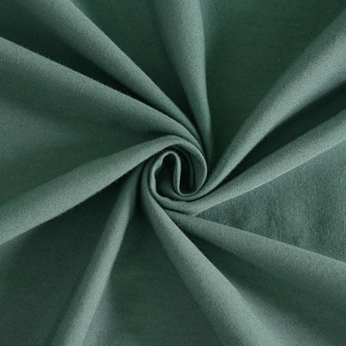 JELLYMONI Linen Grey 20x26 Pillowcases Set of 2 100% Washed Cotton