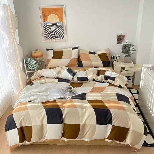 White Pure White Bedding Comforter Set Queen Size Ultra Soft Breathable Solid Blanket for Women Men Adults