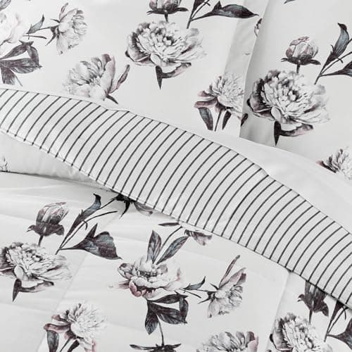 Linen Market Reversible Twin/Twin XL Comforter Set - Soft & Lightweight Down Alternative