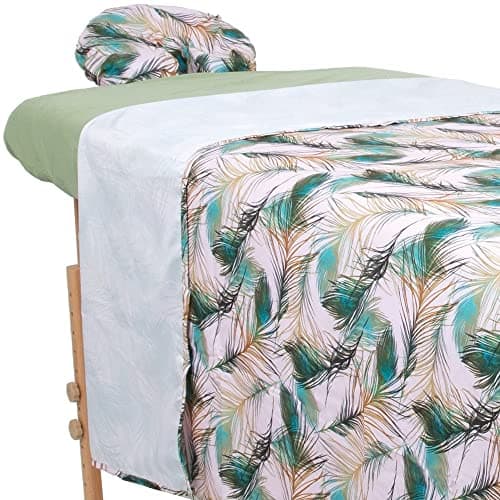 ForPro Professional Premium Microfiber Massage Sheet Set, Sage