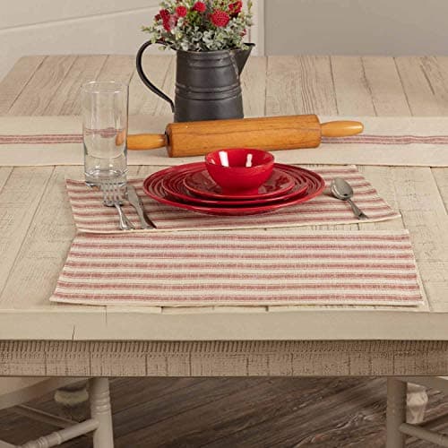 Sleigh Bell Stripe Throw Pillow, Red & Cream, Merry Christmas Décor