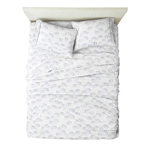 Ultra-Soft & Cooling Light Blue Flower Full Bedding Sheets for Full Size Bed - Sleep Better Than Ever with Linen Market Deep Pocket Sheets OEKO-TEX Certified