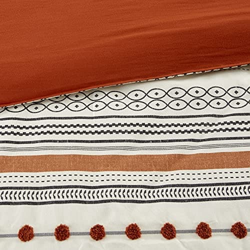 Modern Threads Layne Collection King Comforter Set - Reversible & ElegantBedding (4-Piece) - Includes Comforter, Shams &
