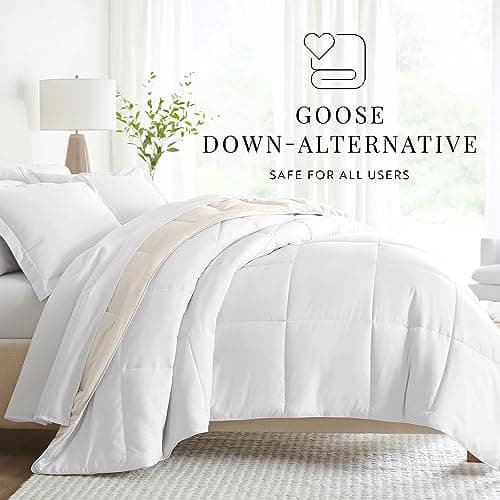 Luxury Reversible Queen Comforter Set - 3 Piece