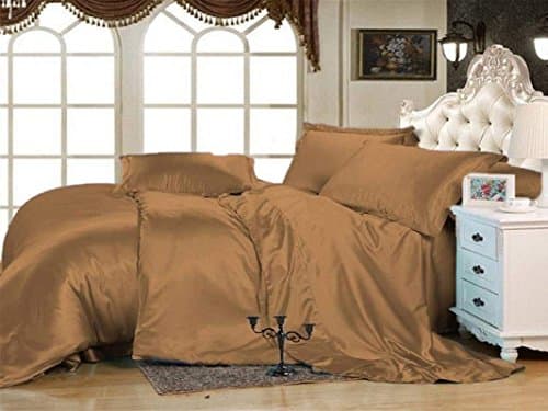 Royal Blue Satin 4-Pc Sheet Set, Queen (1 Flat, 1 Fitted, 2 Pillowcases)