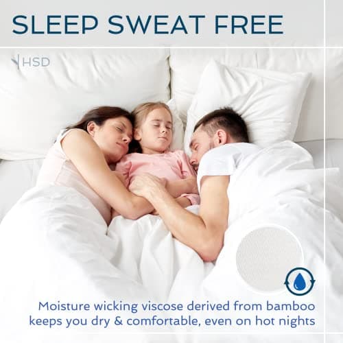 Bamboo Viscose 4-Piece Bed Sheet Set, Cooling & Soft Black Full Size