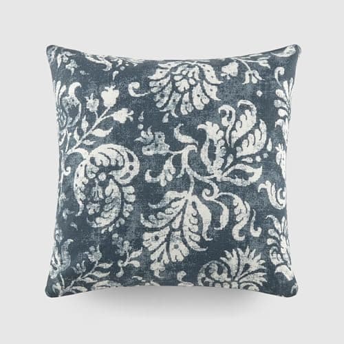 Linen Market Mustard Framed Stripe Cotton Decor Throw Pillow