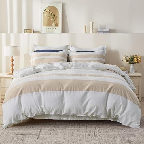 Simple & Opulent French Linen Duvet Cover Set - Queen, 3 Pieces
