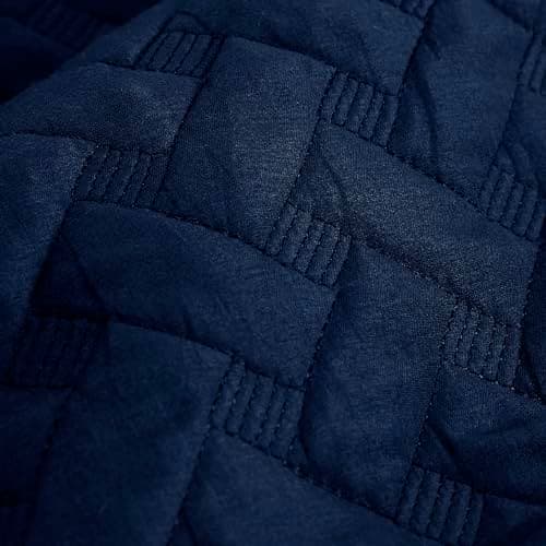 Bedsure Queen Size Basket Weave Quilt - Soft Grey Seasonal Bedding Set