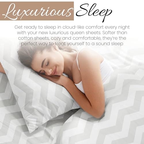 Ultra-Soft Cooling Bed Sheets for Queen Size Bed