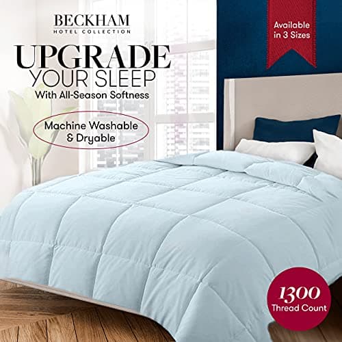 Beckham Hotel Twin/Twin XL Comforter - Luxury Goose Down Alternative - Burgundy