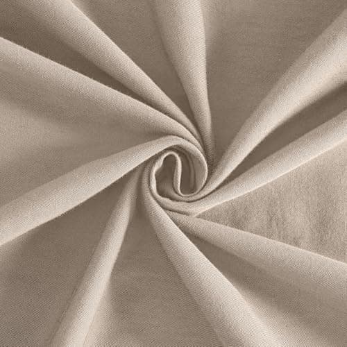 JELLYMONI Linen Grey 20x26 Pillowcases Set of 2 100% Washed Cotton