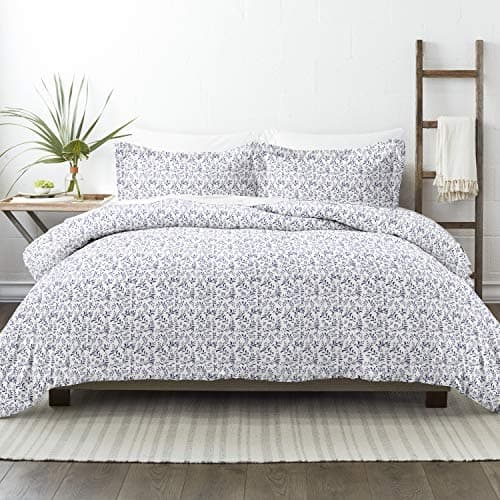 King Size Linen Duvet Cover Set - Hotel-Like Comfort with Softness and Exquisite Prints