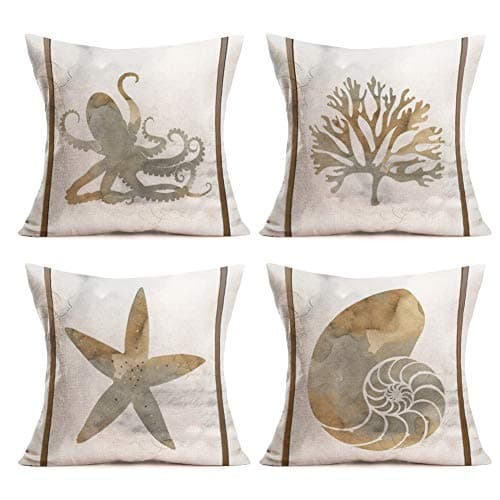 Set of 4 Vintage Animal Pillow Covers - Farmhouse Decor
