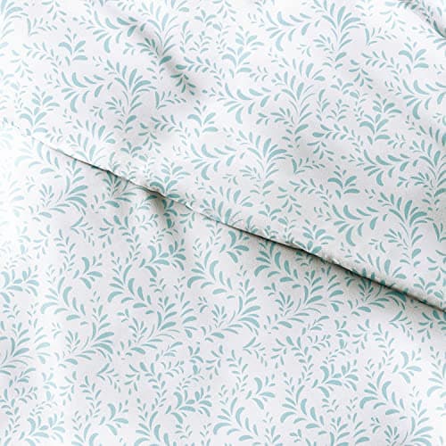 Linen Market Queen Light Blue Duvet Cover & Shams - Hotel-Like Comfort