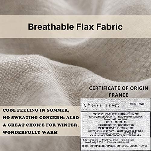 Simple & Opulence French Linen Queen Size Washed Pillowcases - Set of 2 (20''x30'')