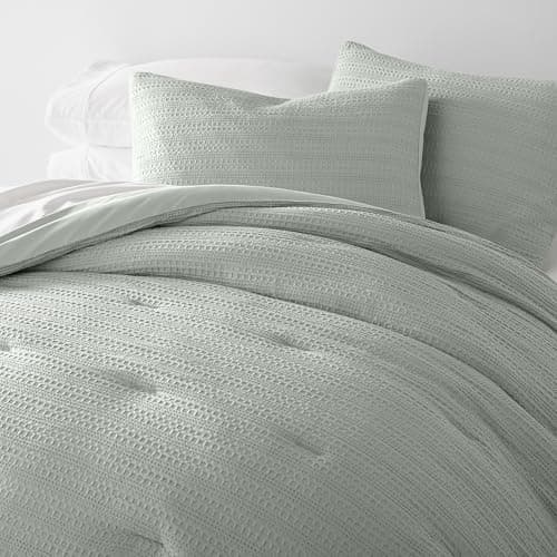 Linen Market Reversible Twin Comforter Set - Soft & Lightweight Down Alternative