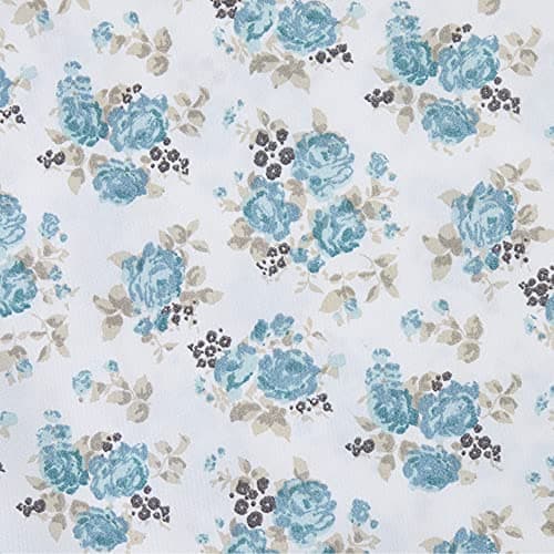 Forever Roses Printed King Size Bedding Sheets & Pillowcase Set, Extra Soft