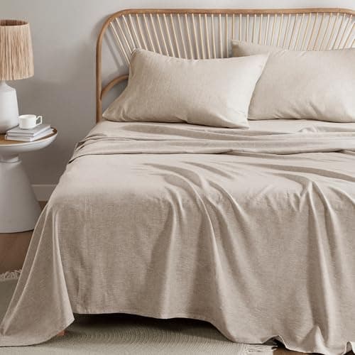 Hyde Lane Organic Linen Sheet Set, Queen, Soft & Breathable