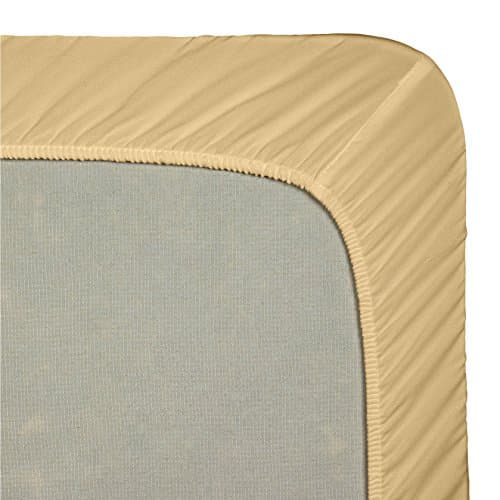 Clara Clark Supreme 1500 Thread Count 4PC Bed Sheet Set - Queen, Camel Gold