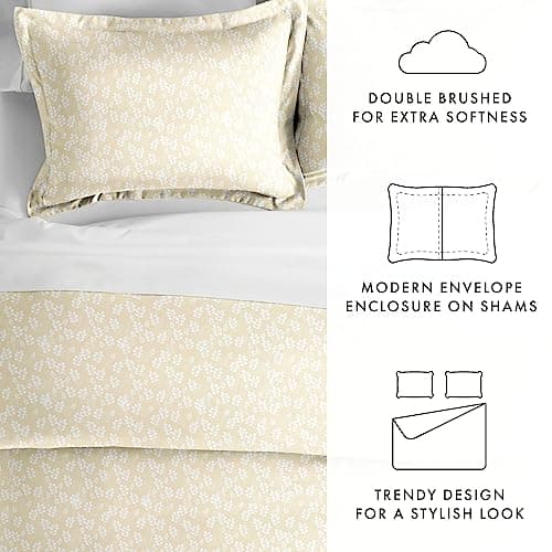 Queen Duvet Cover Set - Hotel-Like Comfort with Softness & Exquisite Prints